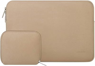 Sac étanche pour ordinateur portable mosiso avec petit sac pour accessoires, vert armée