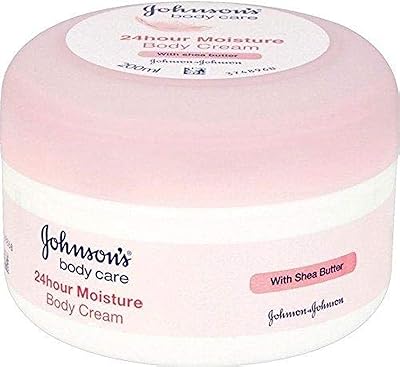 Crème hydratante douce 24 heures johnson's, 200 ml
