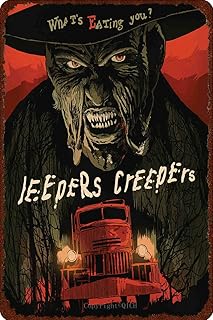Qich jeepers creepers film d'horreur vintage en métal, affiche rétro drôle en métal