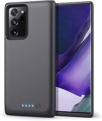 Coque de batterie pour samsung galaxy note 20 ultra, [8 500 mah] étui