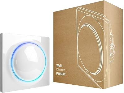 Gradateur à intensité variable fibaro wally/z-wave plus pour lumières et bandes led, fgwdeu-111