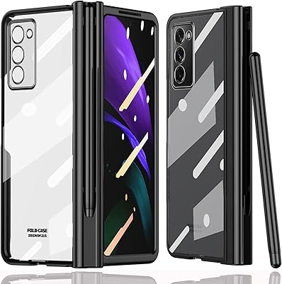Abholy coque pour samsung galaxy z fold 2 avec stylo, housse de protection