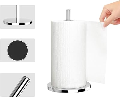 Porte-serviettes en papier, porte-mouchoirs de cuisine avec base lestée, distributeur de serviettes