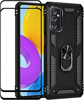 Coque de protection pour samsung m52 5g avec protecteur d'écran coque