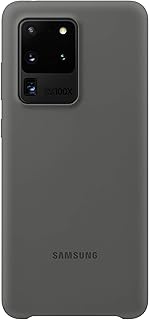 Coque en silicone d'origine samsung pour galaxy s20 ultra 5g - grise