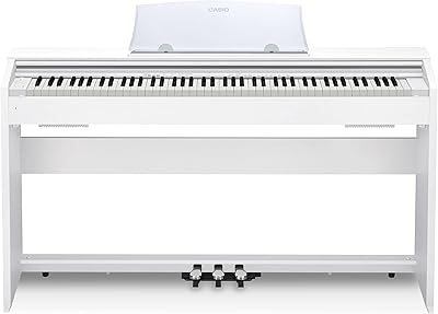 Casio px-770we piano numérique avec clavier électronique 88 touches blanc