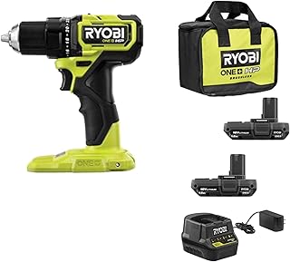 Mini perceuse sans fil ryobi oneplus 18 v 1-2" balais. kit de électrique