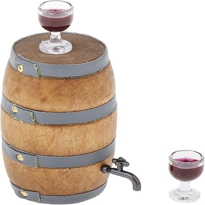 The white shop mini accessoires de boissons pour la maison, figurine miniature