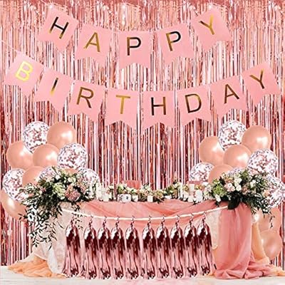 Kit de décorations de fête d'anniversaire pour hommes femmes garçons et filles