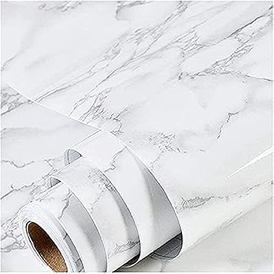 Papier peint marbre granit pour meubles anciens, autocollant et amovible pour surfaces