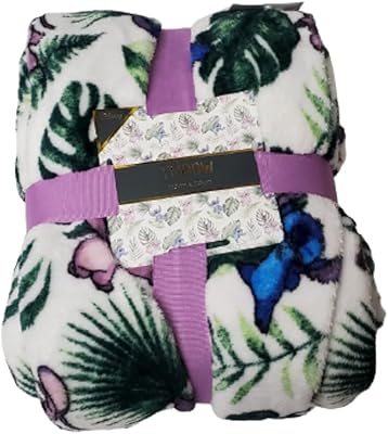 Couverture de lit en polaire super douce disney lilo et stitch angel, blanc