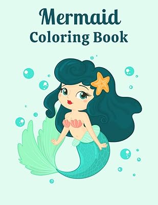 Livre de coloriage de sirènes : pages de coloriage mignonnes et uniques
