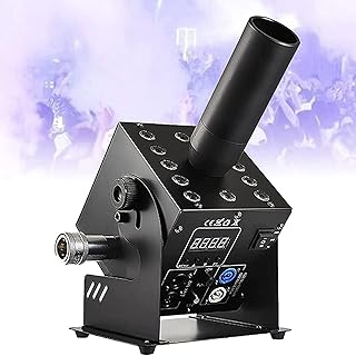 Machine à brouillard co2 professionnelle avec 12 lumières led, dmx512, pour mariage, fête