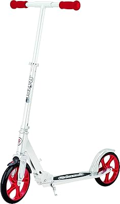 Trottinette razor a5 air kick - pneus 8", système anti-cliquetis, pliable, guidon réglable