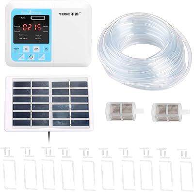 Dispositif d'arrosage automatique intelligent golrc, système d'arrosage goutte à goutte avec minuterie solaire