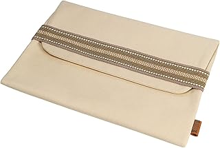 Housse pour ordinateur portable abu dhabi crafts sadu 15 pouces, beige et vert