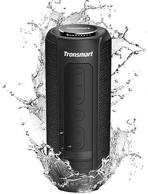 Haut-parleur bluetooth 5.0 tronsmart haut-parleur extérieur portable t6 plus 40 w avec effets