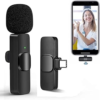 Microphone professionnel sans fil pour ordinateur portable pour téléphone android - microphone d'enregistrement