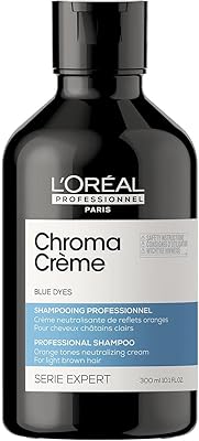 L'oréal professionnel chroma creme shampooing neutre contre les tons orangés, pour cheveux châtain