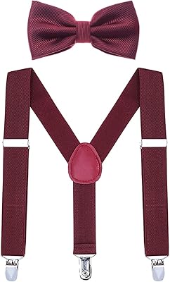 Ensemble de nœuds de bretelles extérieurs pour hommes - porte-jarretelles élastiques en forme