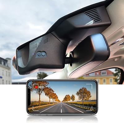 Caméra de tableau de bord fitcamx 4k avant 2160p uhd avec carte