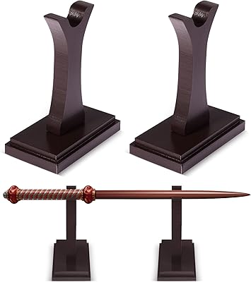 Support de baguette de magicien en bois, présentoir d'épée, présentoir d'objets de collection