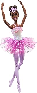 Poupée barbie | poupée ballerine magique | cheveux noirs | fonction lumineuse |