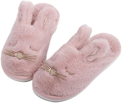 Pantoufles de lapin pour femmes pantoufles d'intérieur en mousse à mémoire