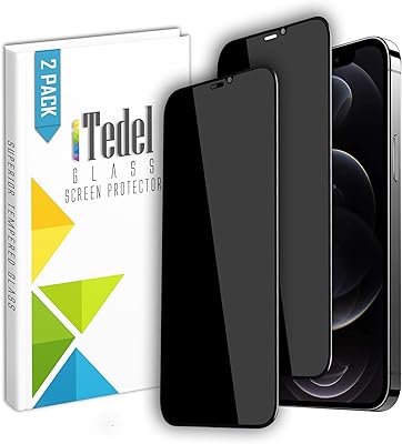 Protecteur d'écran de confidentialité itidele pour iphone 12 et iphone 12 pro à