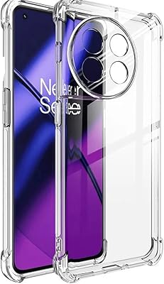 Coque oneplus 11r ultra mince anti-rayures transparente de téléphone souple flexible tpu résistant