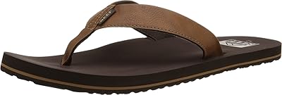 Sandales reef twinpin pour hommes | tongs confortables avec tige en cuir synthétique