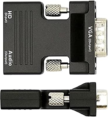Adaptateur hdmi vers vga compatible avec convertisseur de câble audio femelle