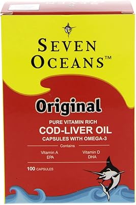 Capsules de vitamines pures riches en huile de foie de morue originale