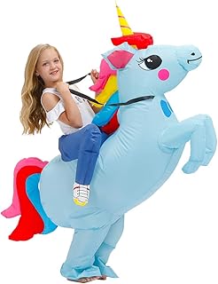 Costume de licorne gonflable taille enfant kooy costumes gonflables d'halloween fête