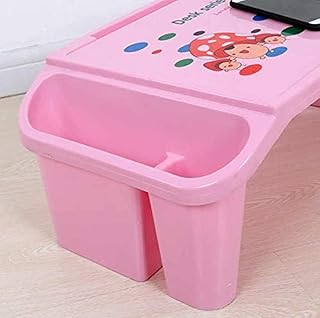 Petite table d'étude en plastique durable avec rangement pour ordinateur portable