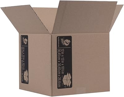 Boîtes d'expédition en carton ondulé kraft canard marron (281503)