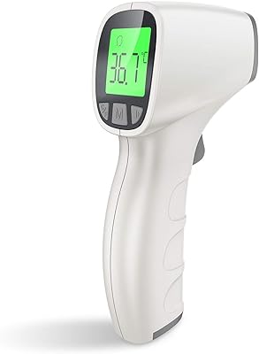 Thermomètre pour bébé thermomètre numérique frontal sans contact avec avertissement de fièvre