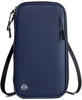 Acoki rfid blocking travel wallet porte-passeport étanche pour hommes grande couverture de passeport