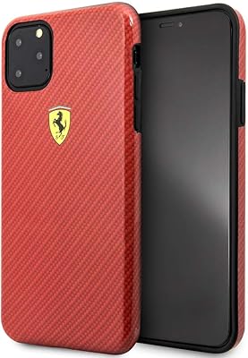 Coque de protection antichoc imprimée carbone pour iphone 11 pro max