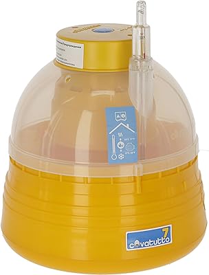 Mini incubateur d'œufs manuel 7 œufs, machine à couver les œufs transparente très