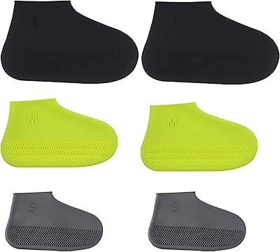 Housse de botte de pluie imperméable en silicone, antidérapante, imperméable, réutilisable, rétractable, pliable