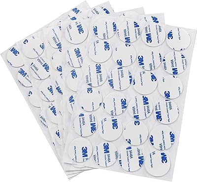 Ruban adhésif double face en mousse agioda 50 pièces 3m super
