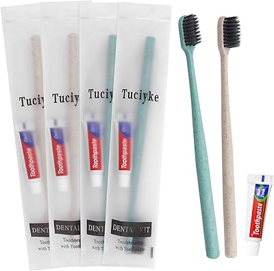 Ensemble de brosses à dents jetables avec dentifrice, paquet de 50, kit