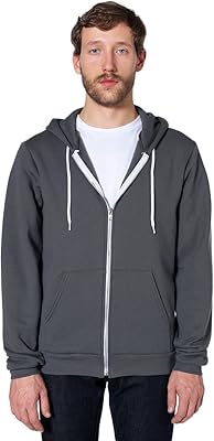 Sweat à capuche en polaire extensible à manches longues et fermeture éclair
