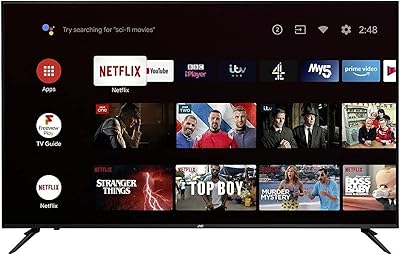 Jvc 58 pouces 4k smart tv, android 11, officiel, avec google play assistant
