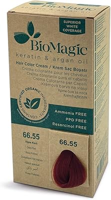 Teinture capillaire biomagic, 60 ml - 66/55 rouge foncé