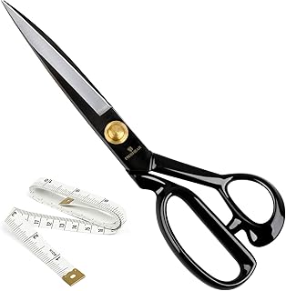 Ciseaux professionnels robustes de 10 pouces pour la couture du cuir, ciseaux