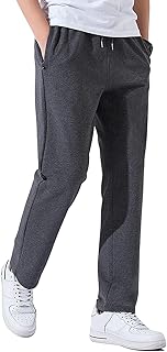Pantalon de yoga pour hommes, collants de course décontractés à bas ouvert, pantalons