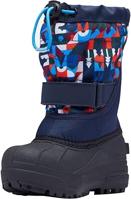 Botte de neige unisexe columbia powder bug plus ii pour enfants, multicolore, 32