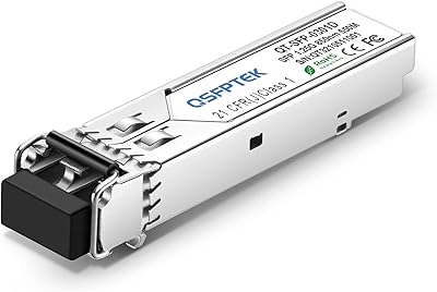 Module sfp gigabit qsfptek 1000base-sx récepteur mini-gbic lc multimode ddm 125g